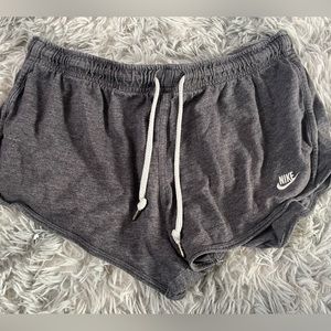 gray nike sleep shorts